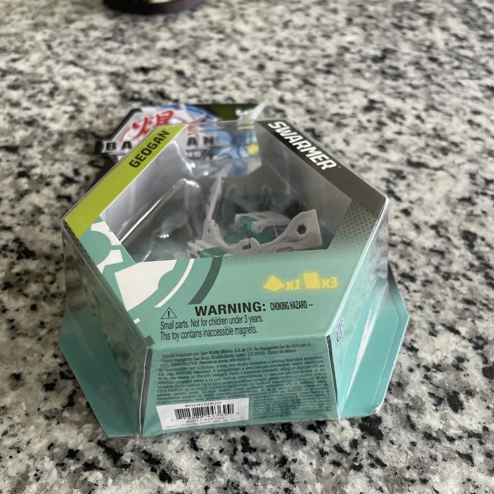 Bakugan Evolutions Geogan Swarmer White Green New #011‎